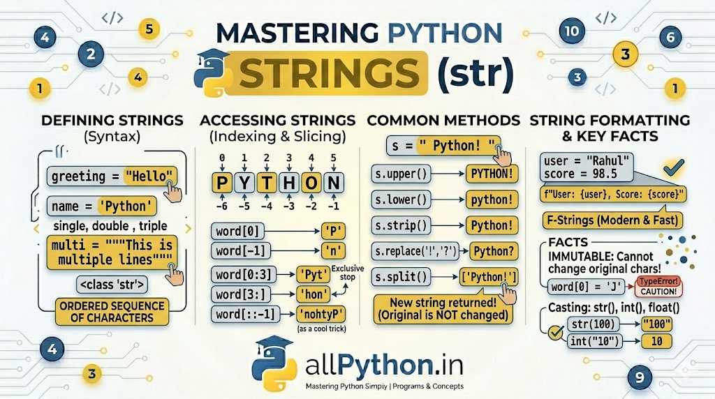 Handling String Variables in Python (str)