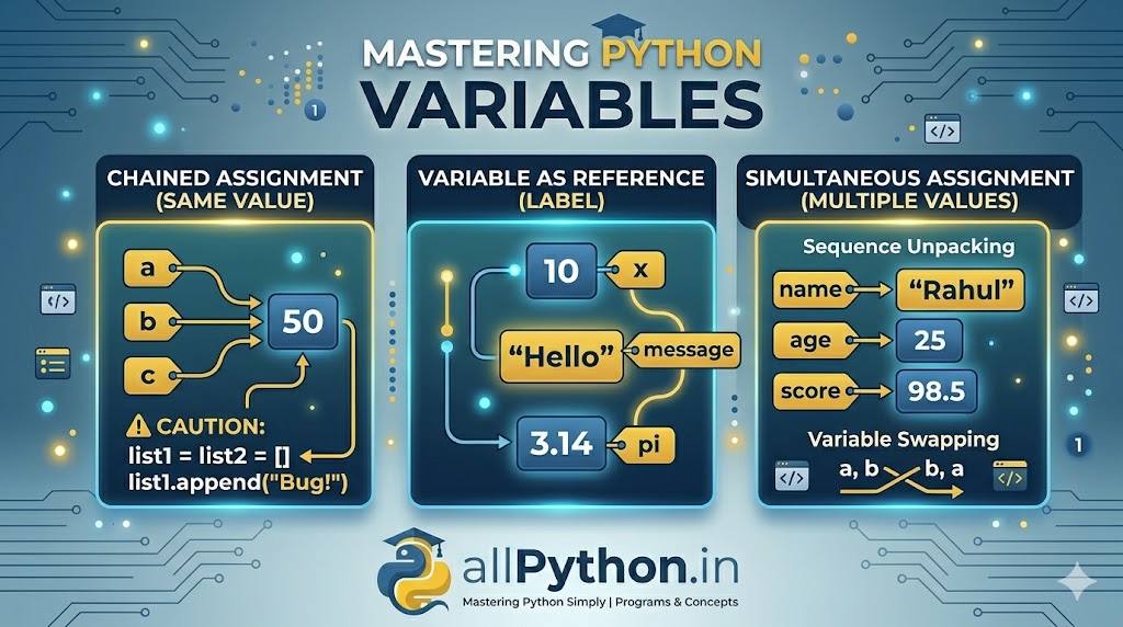 Handling Variables in Python