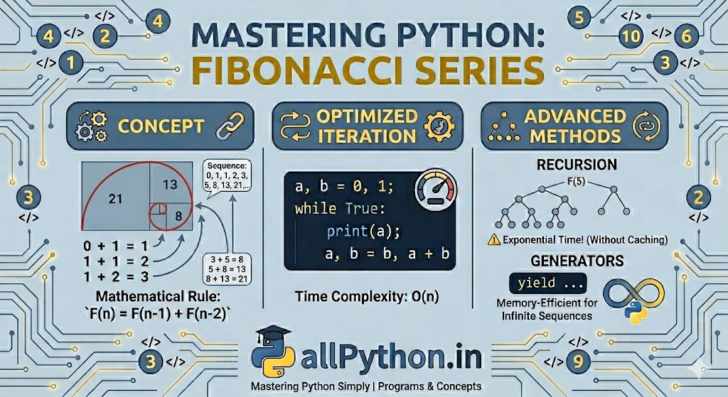 Program to generate Fibonacci Series